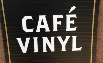 “Cafe Vinyl Outdoor Sign”